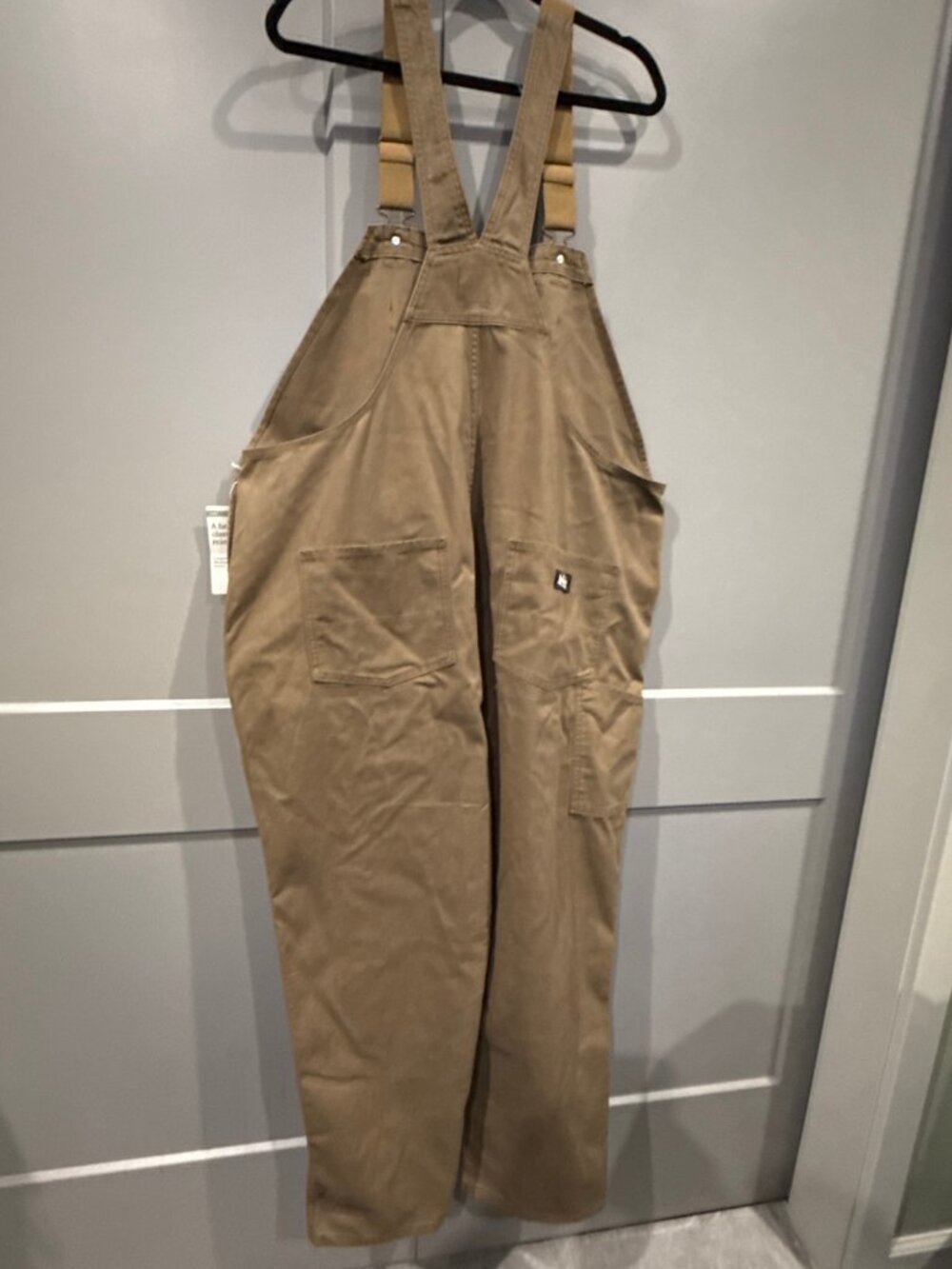 REI Overalls Womens 20 Tall Olive Green Canvas Utility - Picture 4 of 4